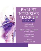 Ballet Intensive Make up August 6-8