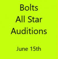 Bolts All Star Auditions June 15th
