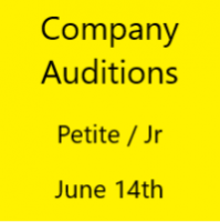 Company Auditions Petite / Jr June 14th