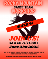 Rocky Mountain Dance Team Workshop ARIZONA (5A & 6a Jv/Varsity)