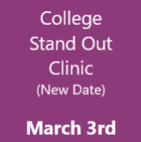 College Stand Out 2024 March 3rd (New Date!)